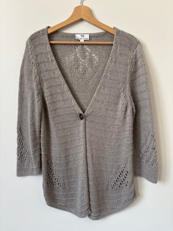 Sweter kardigan Peter Hahn L - obrazek 3