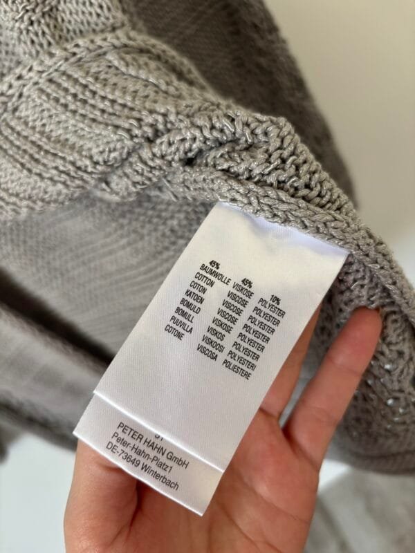 Sweter kardigan Peter Hahn L - obrazek 4