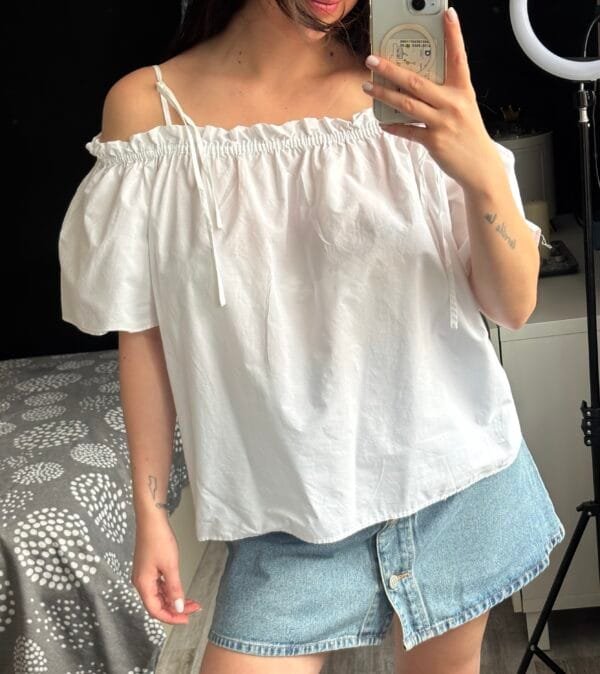 Piękna bluzka H&M L 100% bawełna