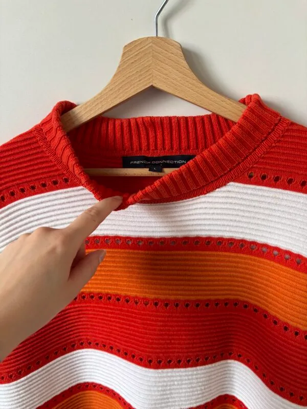 Bawełniany sweter French Connection L - obrazek 3