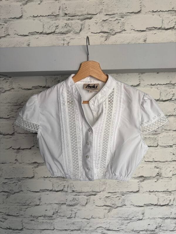 Prawdziwy vintage top Fuchs Trachtenmodern M - obrazek 5