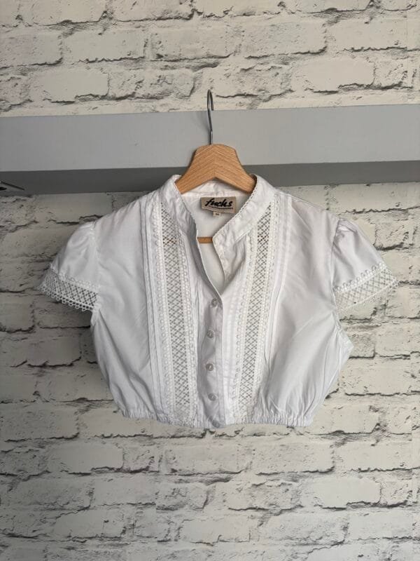 Prawdziwy vintage top Fuchs Trachtenmodern M
