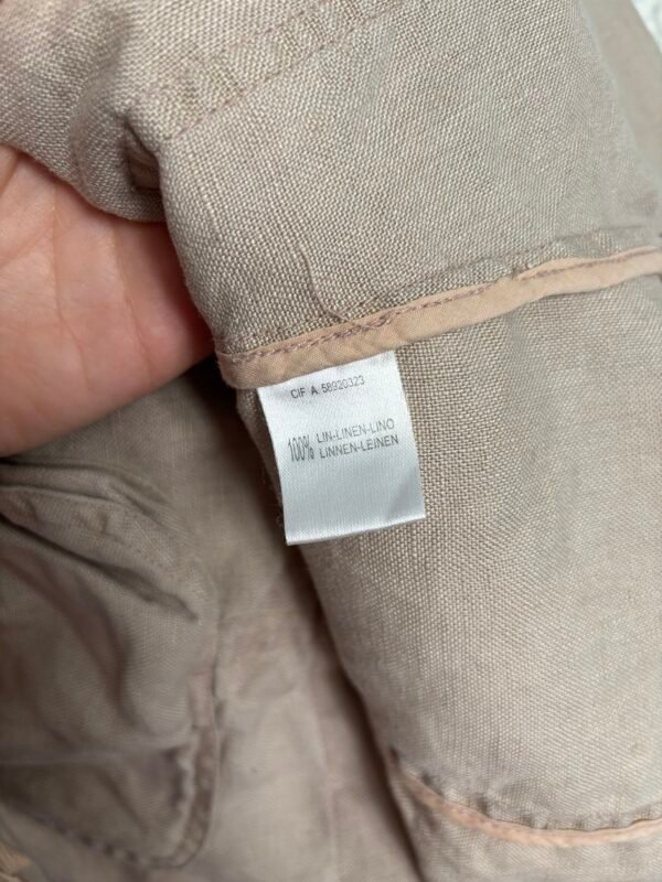 Vintage kurteczka EDEIS by La Redoute M 100% len - obrazek 4